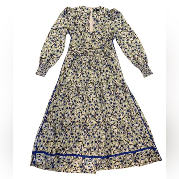 ME+EM Trailing Flower Print Maxi Dress US 10 - Picture 4 of 10